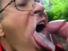 Outdoor Fun: Blowjob and Cum with a Sexy Man