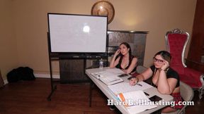 Us Bratty Mean Girls Hate the Math Tutor, so we Decide to Lock him up in Chastity Cage.5pt