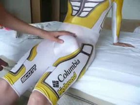 Cycle Suit Rub - Big Cock Handjob