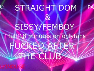 SISSY BOY FUCKED AFTER THE CLUB PART1 (AUDIO-ROLEPLAY) STRAIGHT MALE FUCKING SISSY/FEMBOY