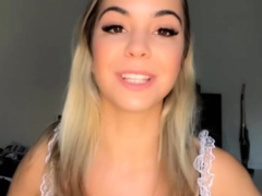 Teen Girl Solo Masturbation and Striptease 3