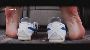 GIGANTIC ASIAN SHOEPLAY! Pt 2! Sneaker tease! - MOV copy