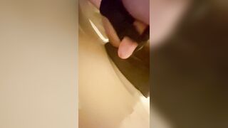 Fiance Stick Finger into Husband Booty and Offer him Crazy Sexy Hand Job with Prostate Strokes