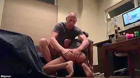 Big C Breeds A New Amateur Twink After Staining Cabinets All Day