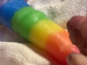 cumming on my BD Bumble Hooves