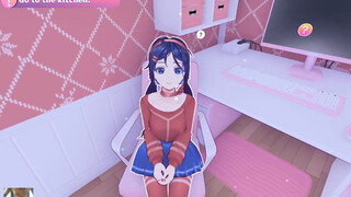 BEING STALKED BY A ANIME GIRL AND FEELING STRANGE ABOUT IT - miside