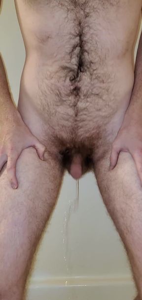 Doing a Little Pee Dance in the Shower