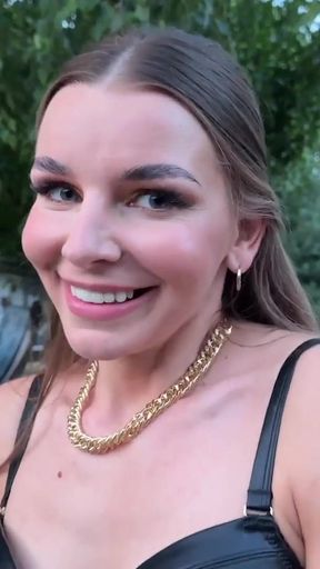 Stunning moment from &quot;DEBT4k. Arina Shy didn&#039;t pay her debt and got face fucked instead&quot;