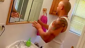 Ebonie's huge boobs jumping during cowgirl ride