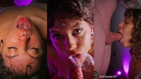 NicoLuva 30 minutes of blowing mind my mind with the endless throat, throatpie, and powering through gagging