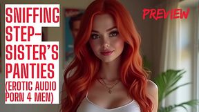 Cum in Stepsister&rsquo_s Panties - Audio Porn