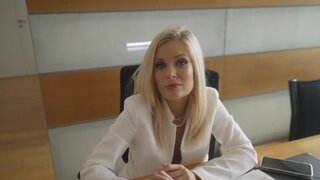 Lucette Nice sweating and screwing in a POV scene