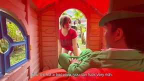 FANTASY SEX. ASKED THE WISE DWARF TO FUCK HER PUSSY REALLY GOOD