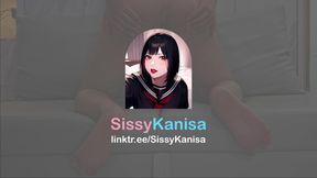 Sissy Kanisa Anal Training: Anchor Shape Metal Anal Plug Plug
