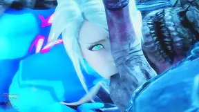 Bounty Booty Regraded - Samus Aran gets monster cum in her pussy