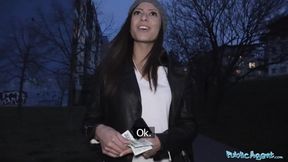 Public Porn Slim brunette with a sexy body and great arse