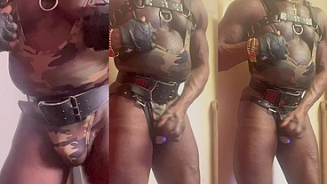 Post Gym Flex,Titplay & Prostate Milking Solo Scenes