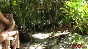 ”Horny group of twinks relives an old roman groupsex fuck fest”