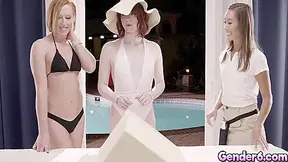 Trans Threesome Sex With Christy - Holly Wood, Shiri Allwood And Jean Hollywood