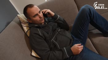 Sensual Foot Bliss: Czech Beauty Teases Big Feet in Massage
