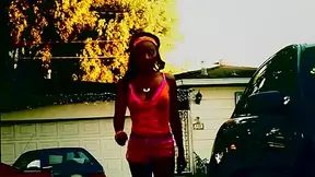 Tight pussy young black beauty gets banged hard