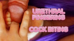 URETHRAL FINGERING & COCK BITING 1080p FULL HD - Karmen