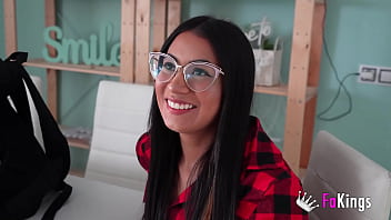 My first time in the ass. Lara Rey is begging for anal sex. Edu Sanchez will debut this Latina&#039_s tight ass in FAKings