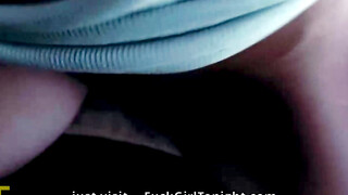Attractive 20-year-old blonde cheats on her boyfriend in a parking lot 9