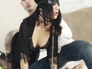 breasty nymphomaniac mother i'd like to fuck gets manacled and bizarre coarse unfathomable drilled in all her taut holes by her spouse and his boyfriend