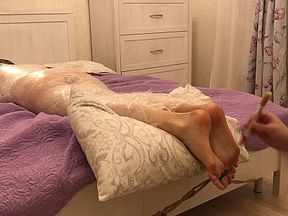 A. Sky Mumification Of A Slave Girl And A Very Hard Tickling Brushed! Insanely T