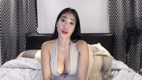 Busty Asian Dildo Masurbation