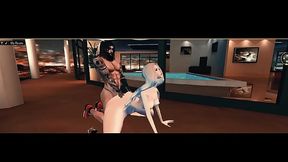 Backshots for white slut