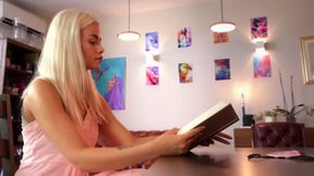 Pretty Khaleesi - Reading A Book And Use Her Servant For Dirty Feet - Part 1 - Russian Language - 4K