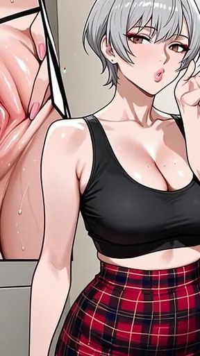 Grey Hair MILF Hardcore Anime Porn (pussy Spread)