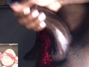 SEX IN THE LIVING ROOM TONIKZALEX STROKING BBC MOANS, TALKS DIRTY & CUMS HUGE LOAD CUM INSIDE CARTOO
