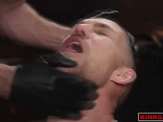 Leather Dom Johnny Trains Sub Ethan Fucking Machine to Hard Fucks