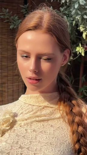 Golden sunlight and vintage lace make the prettiest pair