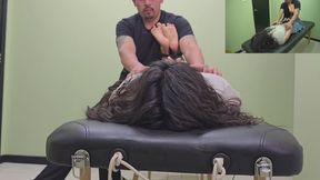 Sweet Surrender broken by the hogtied tickle treatment (multicamera Feet-Body)