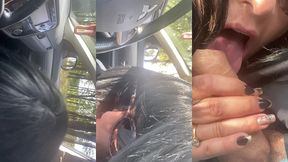 blowjob for my coworker in his car – public parking fun