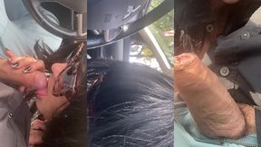 blowjob for my coworker in his car – public parking fun