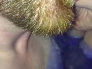 POV Cum In Mouth BJ while in Hot Tub leads to Snowballing Cum Swap/kissing