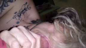 POV-CUM THIRSTY TATTOO LATINA MILF SUCKS MY SOUL
