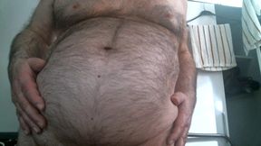 Coach Karl Shows off His Furry Belly