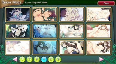 Animated hentai fantasy unfolds in a vivid cartoon slideshow of erotic scenes