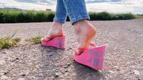 Pink Wedge Domination – Choose Juicy in Action