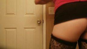 Femboy Twink Strips and Shows Off