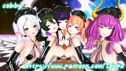 Frieren Group Sex Dance 3D