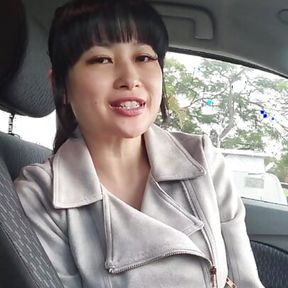 Asian milf talks dirty to you after date