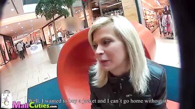 MALLCUTIES Nice blonde czech girl with big tits