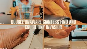Unaware Giantess Crush tinies like little bugs